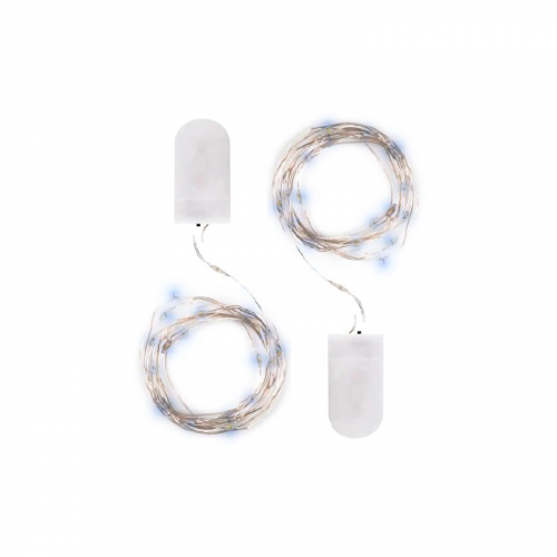 Гирлянды и Аксессуары / Гирлянды DC-G05-20WS2, комплект 2 шт., бел. 20 LED, 2xCR2032 (5048010), цена за 1 шт