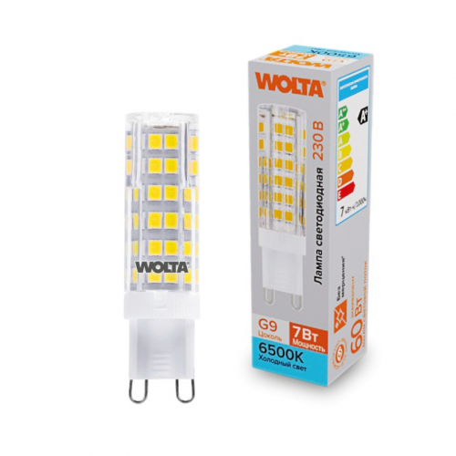 Светодиодная лампа WOLTA WSTD-JCD-7W6KG9-C 7Вт 6500K G9, цена за 1 шт