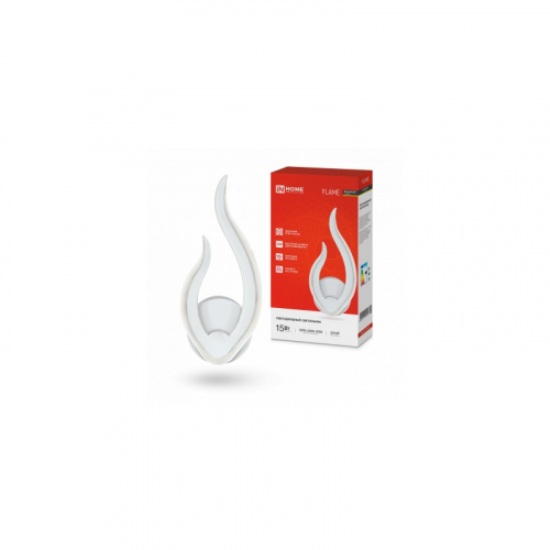 Светильник светодиодный ELEGANT FLAME 15Вт 230В 3000-6500K 1200Лм STEP COLOR белый IN HOME, цена за 1 шт
