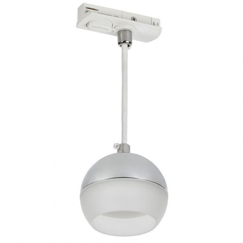 LIGHTING Светильник 4119 декоративный трековый подвесной под лампу GX53 хром IEK, цена за 1 шт
