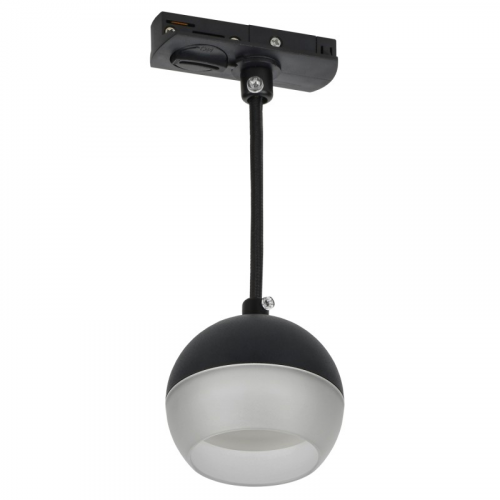 LIGHTING Светильник 4119 декоративный трековый подвесной под лампу GX53 черный IEK, цена за 1 шт