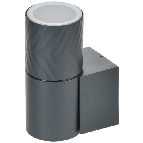 LIGHTING Светильник уличный 5107 настенный под лампу GU10 IP65 серый IEK, цена за 1 шт