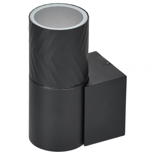 LIGHTING Светильник уличный 5107 настенный под лампу GU10 IP65 черный IEK, цена за 1 шт