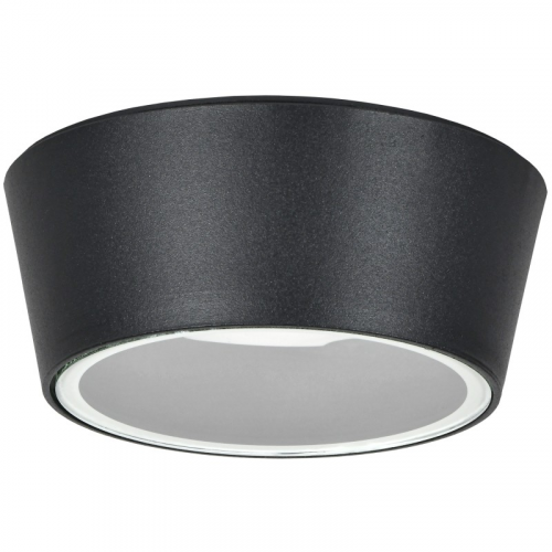 LIGHTING Светильник уличный 5104 потолочный под лампу GX53 IP65 черный IEK, цена за 1 шт