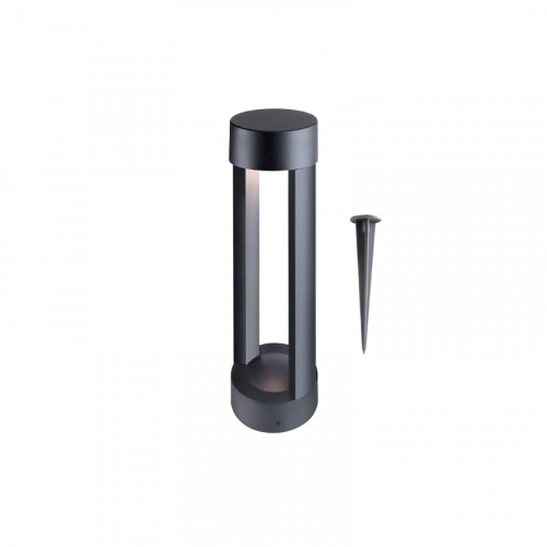 FL-LED GardenPipe-BL012-300 12W 4000К D90*300мм BK IP65 +колышек - LED столб. сад.парк. алюмин., цена за 1 шт