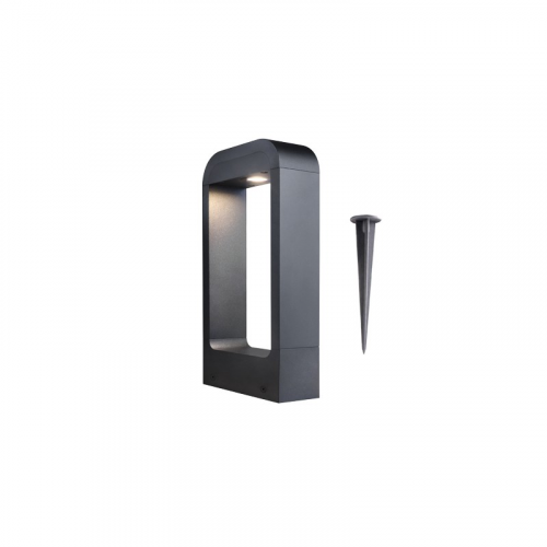 FL-LED GardenFrame-BL001-300 12W 4000K 150x56x300мм BK IP65 +колышек - LED столб. сад.парк. алюмин., цена за 1 шт