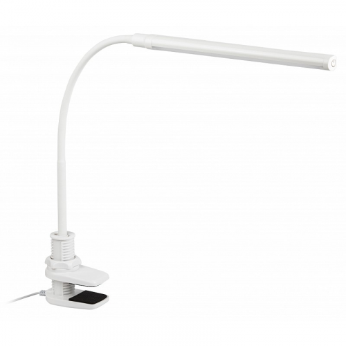 NLED-509-8W-W Настольный светильник ЭРА NLED-509-8W-W светодиодный на струбцине белый, цена за 1 шт