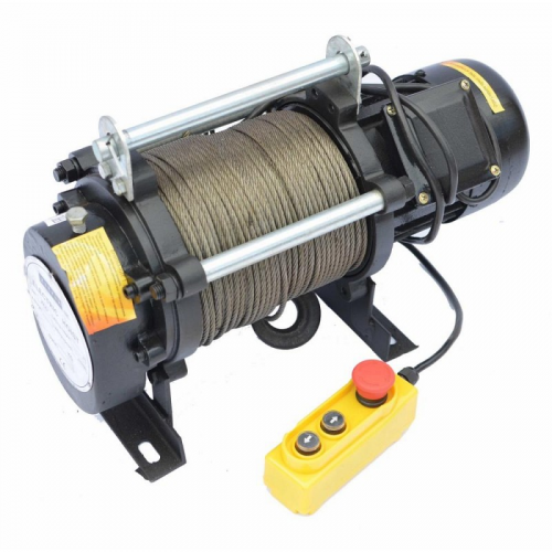 Лебедка электрическая Zitrek KCD-500/1000/220v канат 60м, цена за 1 шт