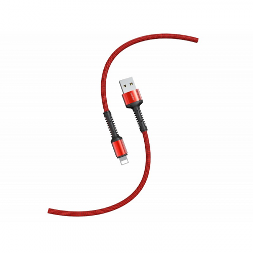 Кабель для зарядки и передачи данных S26 Lightning красн., 3 А,PD,нейл.,1 м, Smartbuy (iK-512-S26r), цена за 1 шт