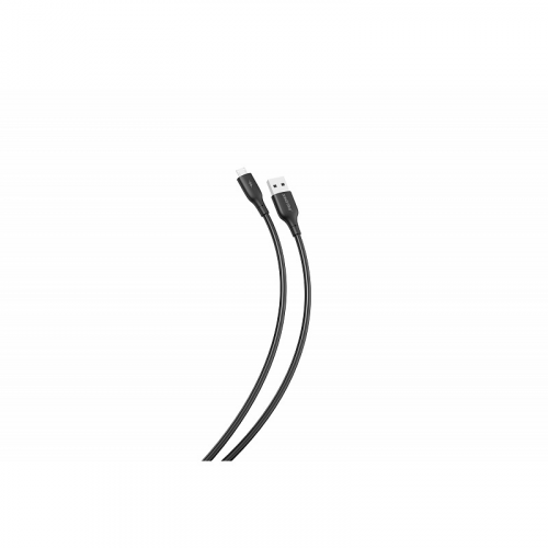 Кабель для зарядки и передачи данных S25 MicroUSB черный, 3А, soarer,TPE,1 м, Smartbuy (iK-12-S25b), цена за 1 шт