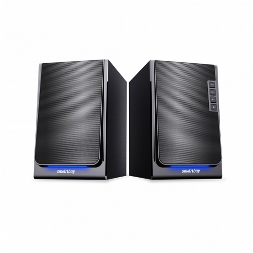 Акустическая система 2.0 SmartBuy GIG 3, мощность 40 Вт, МДФ, Bluetooth, FM/MP3, LED (SBA-5050)/4, цена за 1 шт