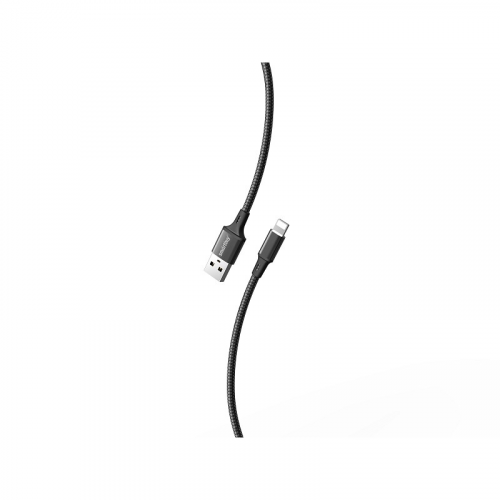 Кабель для зарядки и передачи данных S14 Lightning черный, 3 А, 1 м, Smartbuy (iK-512-S14b), цена за 1 шт