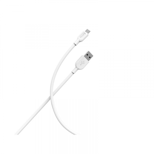 Кабель для зарядки и передачи данных S01 MicroUSB белый, 2.4А, 1 м, Smartbuy (iK-12-S01w), цена за 1 шт