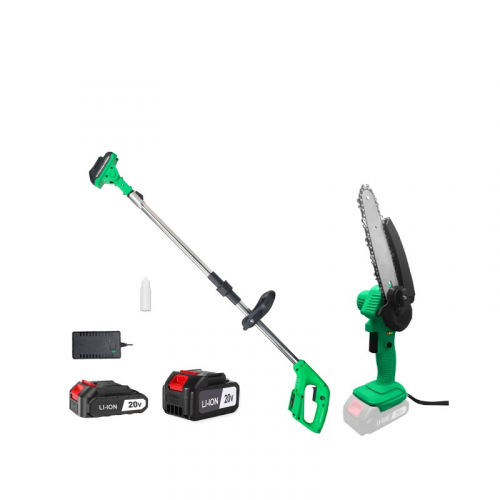 Цепная пила-высоторез аккумуляторная Zitrek GreenSaw 20 Plus (20В,4,0Ач Li-ion аккум.1 шт, 2,0Ач Li-ion аккум. 1 шт, ЗУ), цена за 1 шт