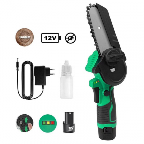 Пила цепная аккумуляторная Zitrek GreenSaw 12 (12В, 1,5Ач Li-ion аккум. 2шт, ЗУ), цена за 1 шт