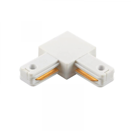 Аксессуары для трековых систем PTR / PTR P CL-WH Коннектор белый L- обр Jazzway (5052093), цена за 1 шт