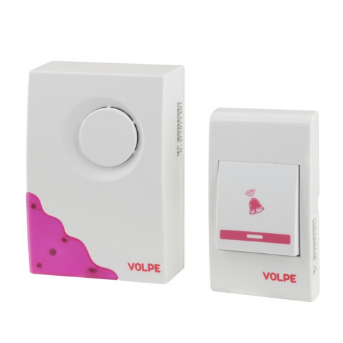 Звонки беспроводные Volpe UDB-Q026 W-R1T1-16S-80M-WH, цена за 1 шт
