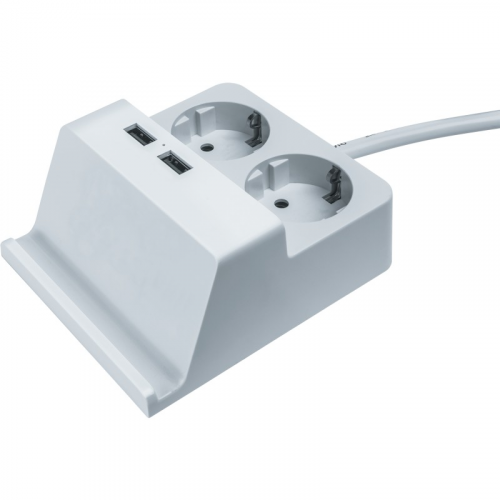 Удлинитель Navigator 61 457 NPE-USB03-02-150-E-3X1с/з 2 гн.1.5м USB2.1A, цена за 1 шт