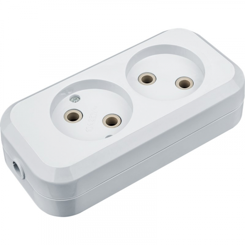 Колодка Navigator 61 583 NCA-BL01-02-X-WH 2гн б/з АБС пластик, цена за 1 шт