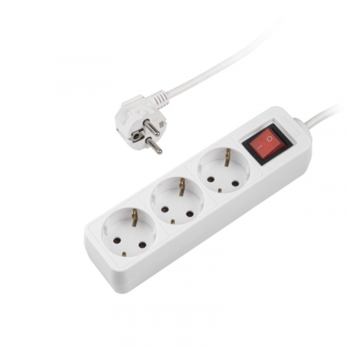 Удлинители бытовые FTS / Удлинитель ФАZА FTS-03-300 (3 х 3,0) заземл.,выкл. (5053038), цена за 1 шт