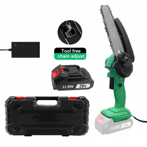 Пила цепная аккумуляторная Zitrek GreenSaw 20 Extra power (20В, 4,0Ач Li-ion аккум. 1шт, ЗУ), цена за 1 шт