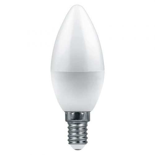 Лампа светодиодная диммируемая, (11W) 230V E14 6400K С37, LB-771, цена за 1 шт