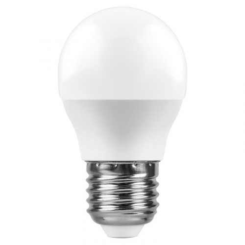 Лампа светодиодная диммируемая, (11W) 230V E27 4000K G45, LB-751, цена за 1 шт
