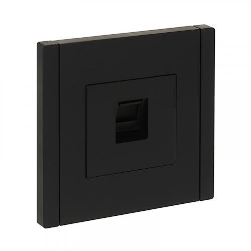 FORTE&PIANO Розетка компьютерная RJ45 кат.6 FP131 черный IEK, цена за 1 шт