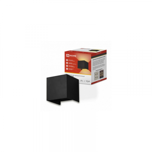 Светильник уличный светодиодный ДБУ DOT-S1230BL 12Вт 3000К IP54 черный IN HOME, цена за 1 шт