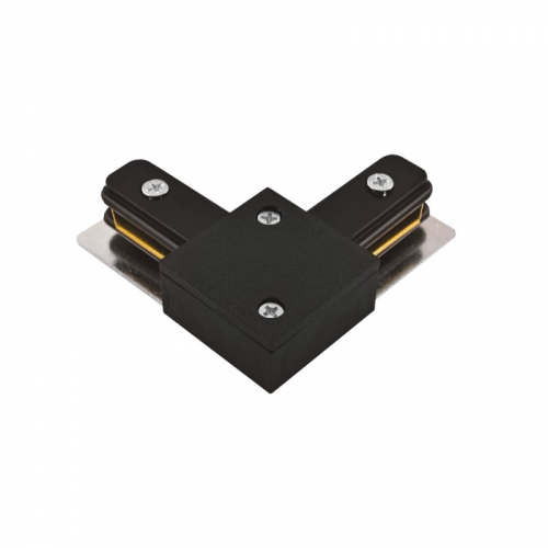 Аксессуары для трековых систем PTR / PTR CL-BL Коннектор чёрный L-обр. Jazzway (5010833), цена за 1 шт