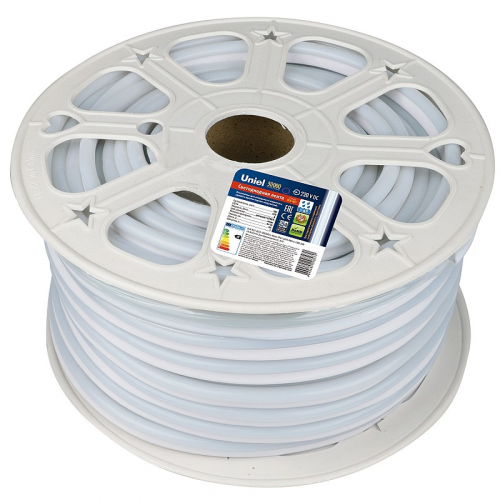 Ленты светодиодные герметичные (IP54, IP65, IP67) Uniel ULS-N21-2835-120LED/m-8mm-IP67-220V-8W/m-50M-DW бобина, цена за 1 шт