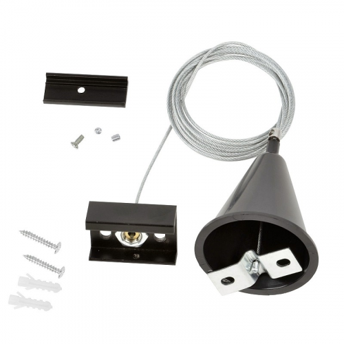 Трехфазные трековые системы Uniel UFB-H41 BLACK 1 POLYBAG, цена за 1 шт