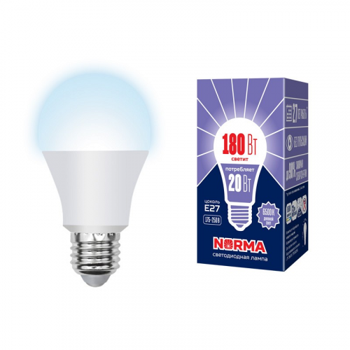 Лампы светодиодные Volpe LED-A65-20W/DW/E27/FR/NR картон, цена за 1 шт