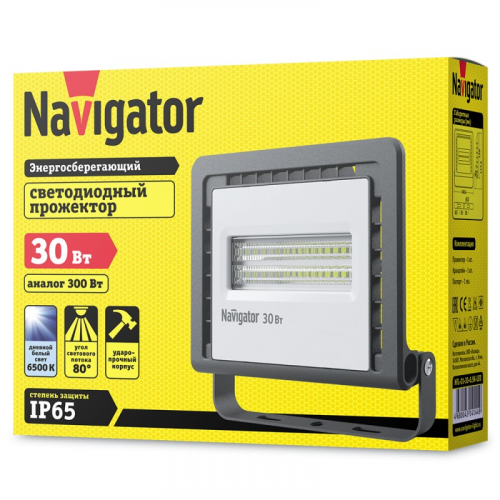 Светодиодный прожектор Navigator 14 144 NFL-01-30-6.5K-LED, цена за 1 шт