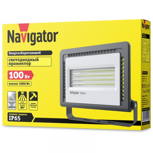 Светодиодный прожектор Navigator 14 149 NFL-01-100-4K-LED, цена за 1 шт