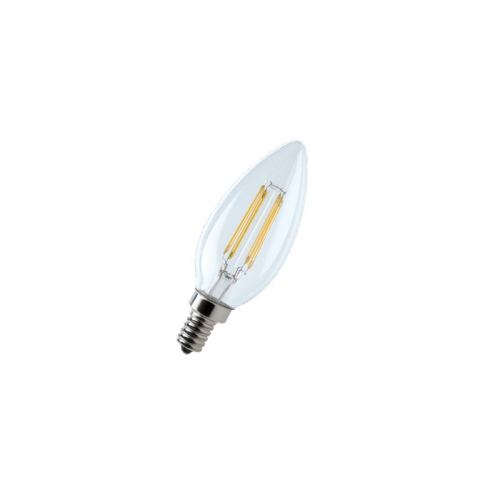 FL-LED Filament C35 6W Dim E14 3000К 220V 600Лм 35*98мм FOTON_LIGHTING - лампа свеча диммируемая, цена за 1 шт
