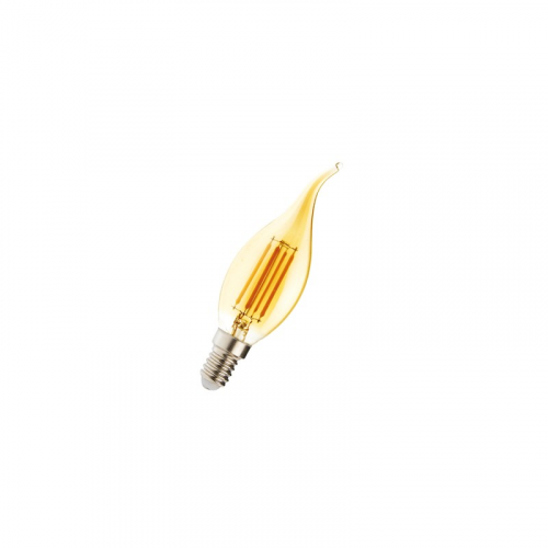 FL-LED Vintage CA35 6W E14 2200К 220V 600Лм 35*117 мм FOTON_LIGHTING - лампа свеча на ветру, цена за 1 шт