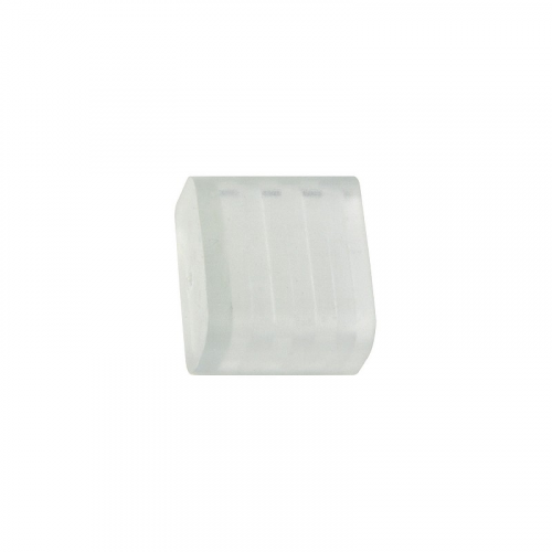 Изолирующий зажим (заглушка) UCW-K10 CLEAR 005 POLYBAG для светодиодной ленты 3528, 10 мм, цвет прозрачный, 5 штук в пакете, цена за 1 шт