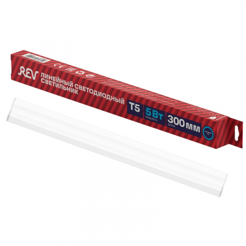 28934 0 Светильник линейный, для офиса, светодиодный, T5 Line, 300х23х34мм, LED, 5Вт, 6500К, 425Лм, IP20, 28934 0, Ritter, цена за 1 шт