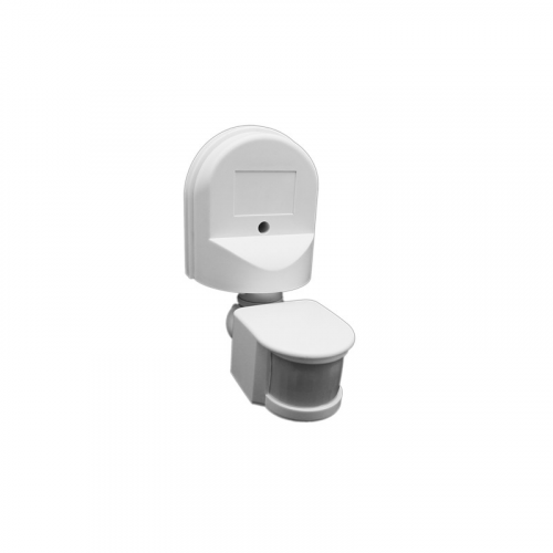 Датчики движения / Датчик движения PMS-IR 008 1200Вт 180° 12м WH IP44 Jazzway (5012899), цена за 1 шт