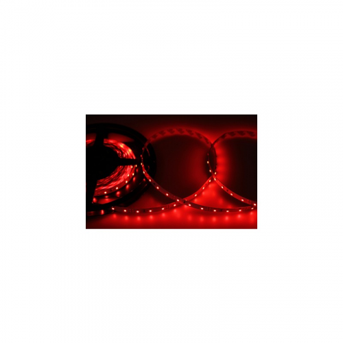 Лента светодиодная 12В, SMD2835, 4,8Вт/м, 60 LED/м, красный, 8мм, 5м, IP20 LAMPER, цена за 1 шт