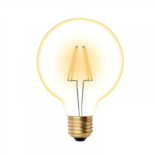 Лампы VINTAGE Uniel LED-G95-6W/GOLDEN/E27 GLV21GO, цена за 1 шт