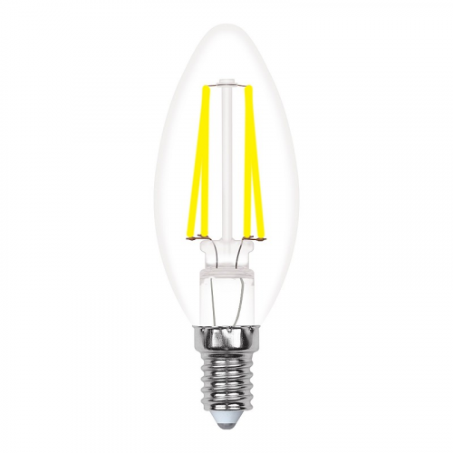 Лампы светодиодные Uniel LED-C35-5W/WW/E14/CL/MB GLM10TR картон, цена за 1 шт