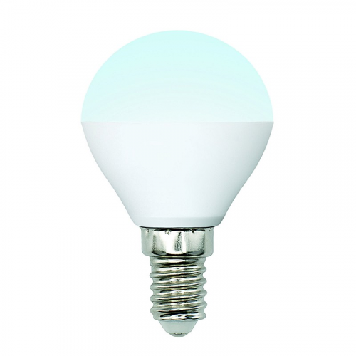 Лампы светодиодные Uniel LED-G45-6W/NW/E14/FR/MB PLM11WH картон, цена за 1 шт