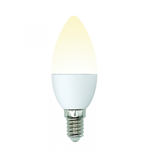 Лампы светодиодные Uniel LED-C37-6W/WW/E14/FR/MB PLM11WH картон, цена за 1 шт