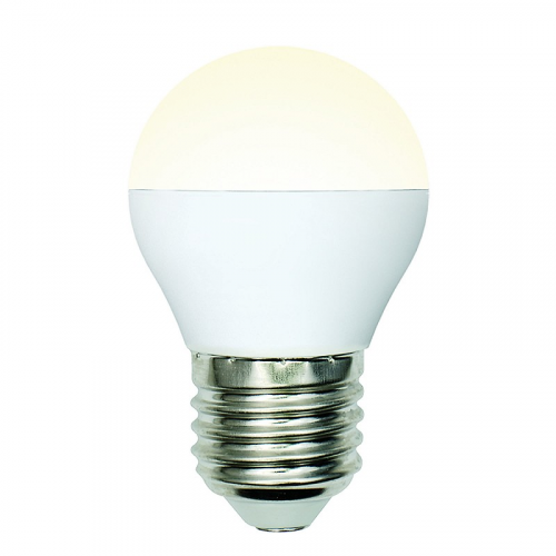 Лампы светодиодные Uniel LED-G45-6W/WW/E27/FR/MB PLM11WH картон, цена за 1 шт