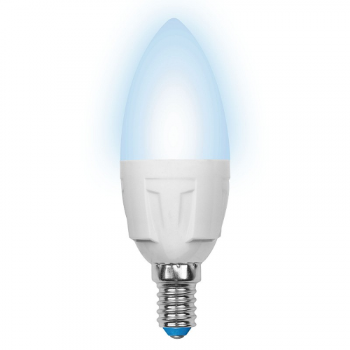 Лампы светодиодные Uniel LED-C37 7W/NW/E14/FR PLP01WH картон, цена за 1 шт