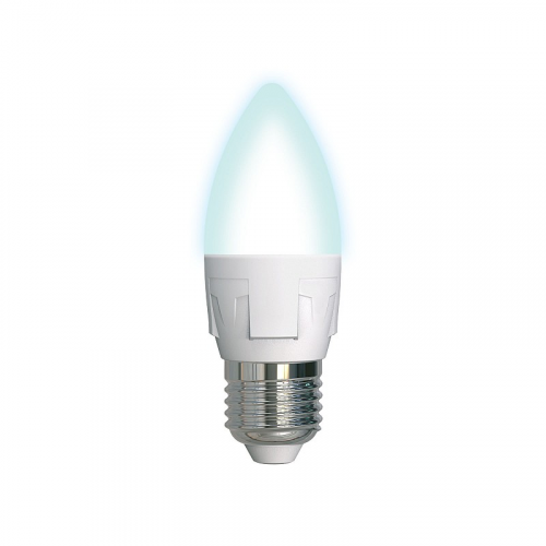 Лампы светодиодные Uniel LED-C37 7W/NW/E27/FR PLP01WH картон, цена за 1 шт