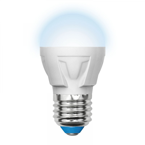 Лампы светодиодные Uniel LED-G45 7W/NW/E27/FR PLP01WH картон, цена за 1 шт