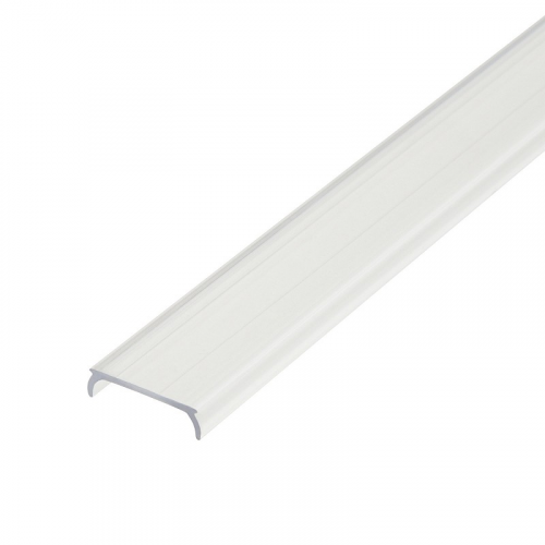Прозрачный рассеиватель ТМ Uniel UFE-R08 CLEAR 200 POLYBAG для алюминиевого профиля, пластик. Длина 200 см, цена за 1 шт